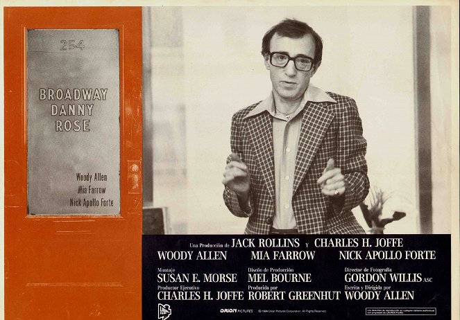 Broadway Danny Rose - Lobbykaarten - Woody Allen