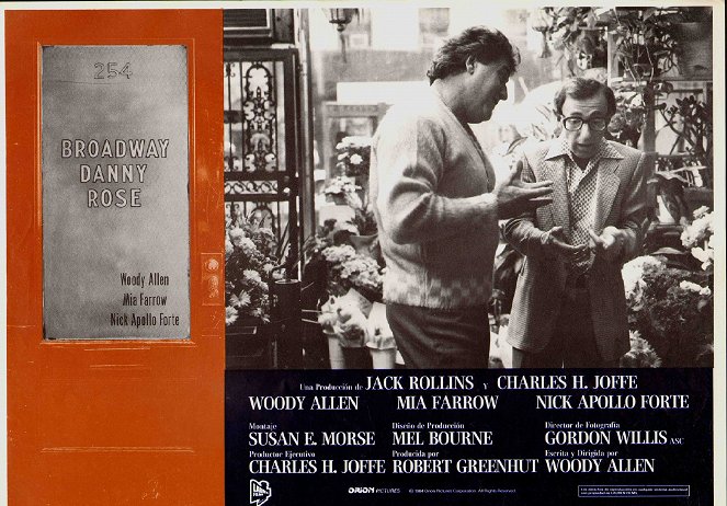 Broadway Danny Rose - Lobbykaarten - Woody Allen