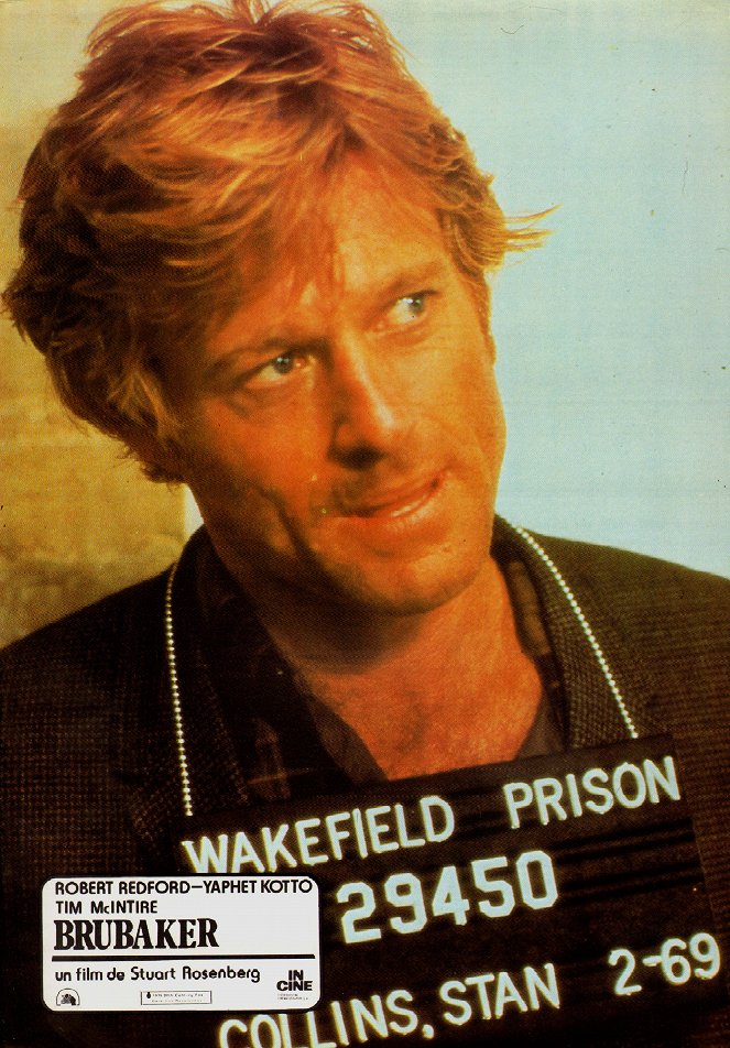 Więzień Brubaker - Lobby karty - Robert Redford