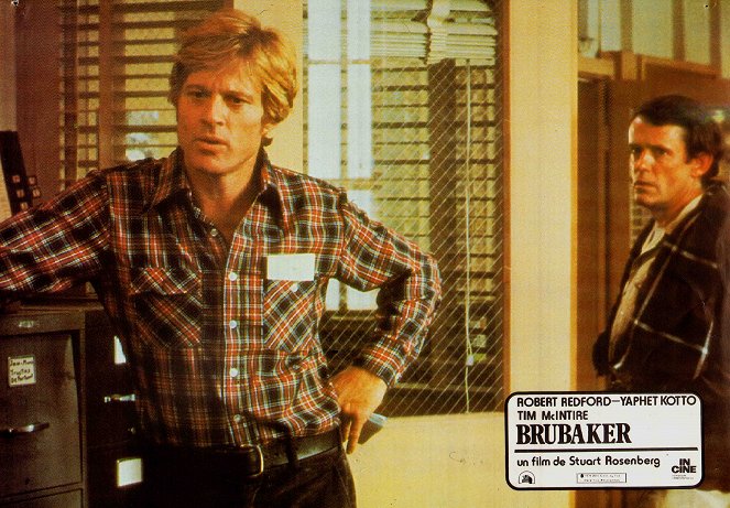 Więzień Brubaker - Lobby karty - Robert Redford