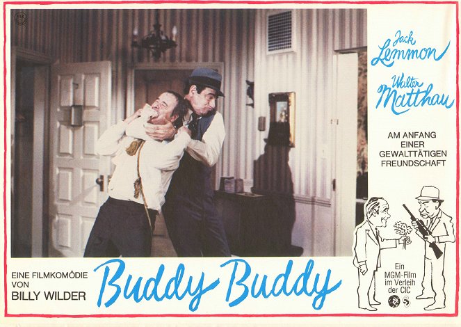 Buddy Buddy - Lobbykarten - Jack Lemmon, Walter Matthau