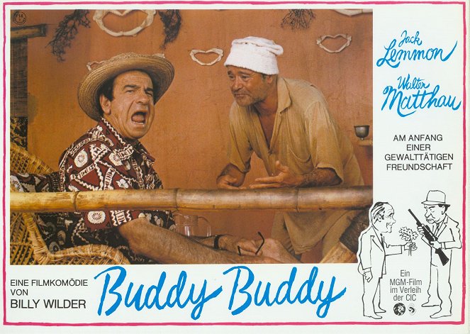 Buddy Buddy - Cartes de lobby - Walter Matthau, Jack Lemmon