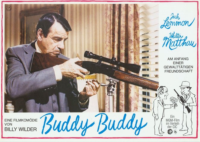 Buddy Buddy - Lobbykarten - Walter Matthau