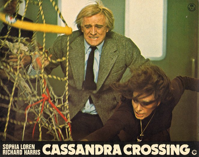 Cassandra Crossing - Cartões lobby - Richard Harris, Sophia Loren