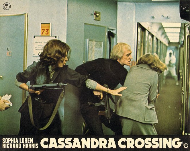 Cassandra Crossing - Lobbykarten - Sophia Loren, Richard Harris
