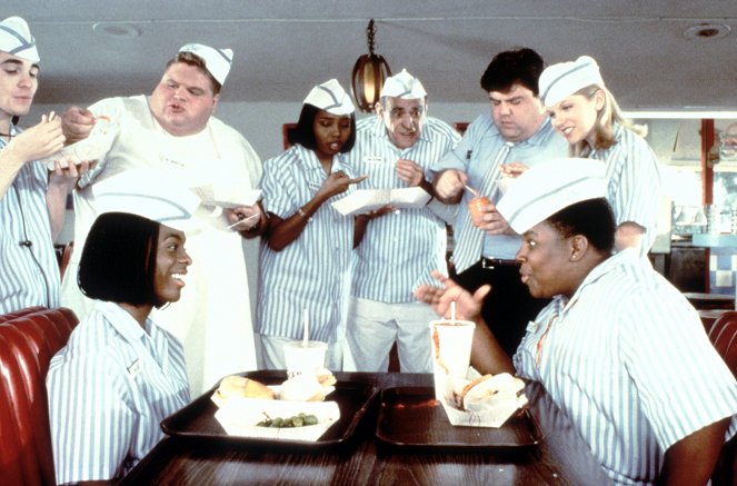 Good Burger - Z filmu - Ron Lester, Shar Jackson, Abe Vigoda, Dan Schneider, Kel Mitchell, Kenan Thompson