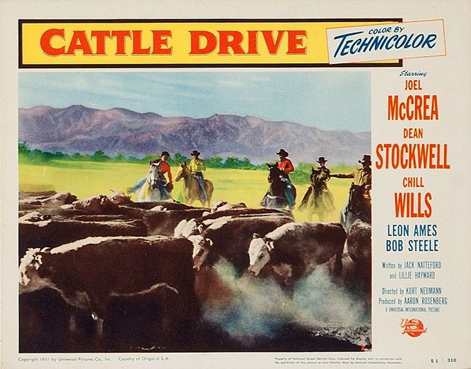 Cattle Drive - Lobby Cards