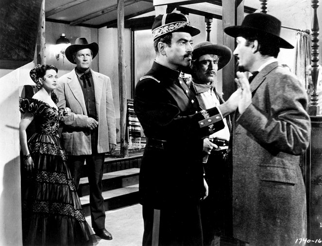 Border River - Z filmu - Yvonne De Carlo, Joel McCrea, Pedro Armendáriz, Alfonso Bedoya