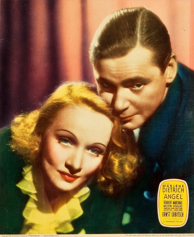 Ange - Cartes de lobby - Marlene Dietrich, Herbert Marshall
