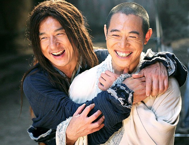 O Reino Proibido - De filmagens - Jackie Chan, Jet Li