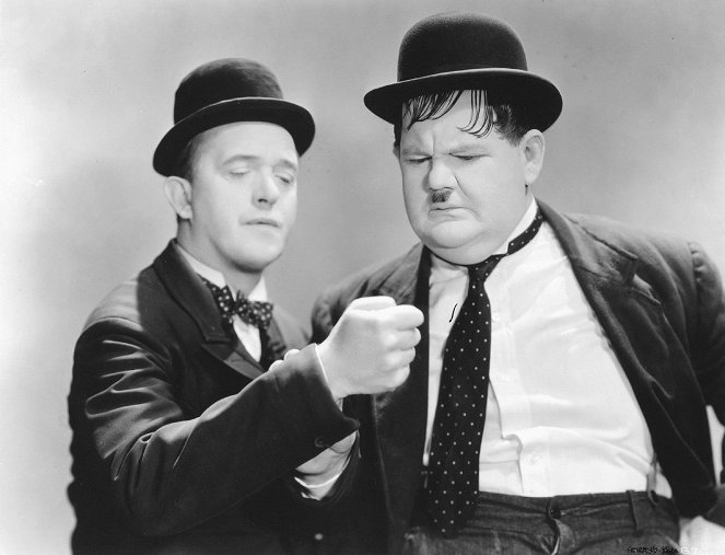 Dick und Doof im Wilden Westen - Werbefoto - Stan Laurel, Oliver Hardy