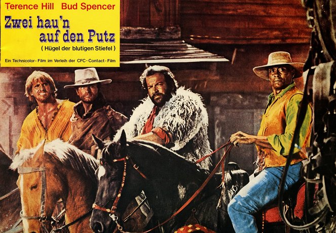 La Colline des bottes - Lobby Cards - George Eastman, Terence Hill, Bud Spencer, Woody Strode