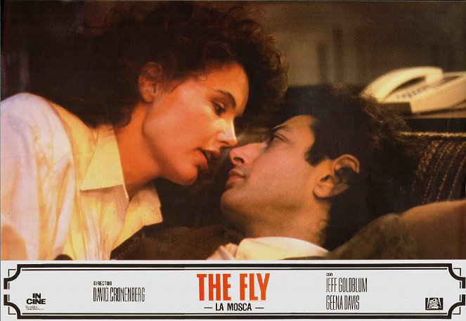 Die Fliege - Lobbykarten - Geena Davis, Jeff Goldblum