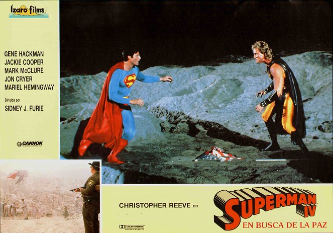 Superman IV: Em Busca da Paz - Cartões lobby