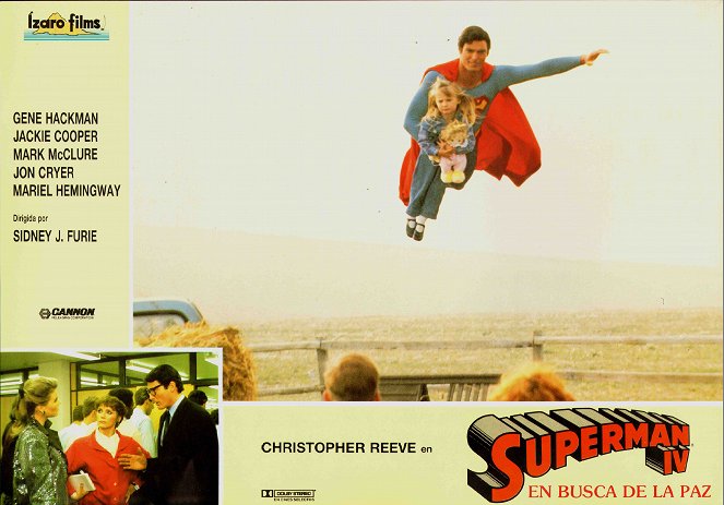 Superman IV - Die Welt am Abgrund - Lobbykarten