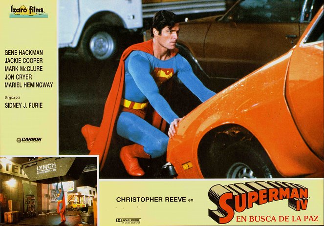 Superman IV: Em Busca da Paz - Cartões lobby
