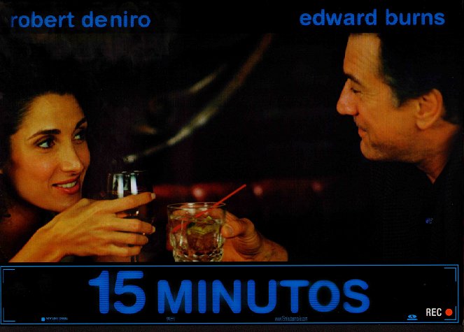 15 Minutos - Cartões lobby - Melina Kanakaredes, Robert De Niro