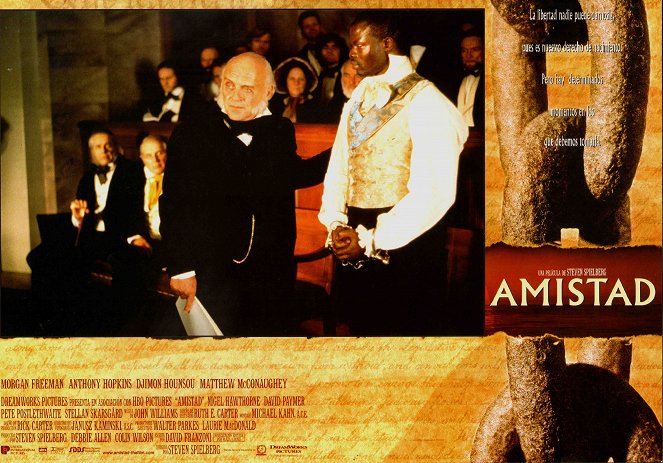 Amistad - Lobby karty - Anthony Hopkins, Djimon Hounsou