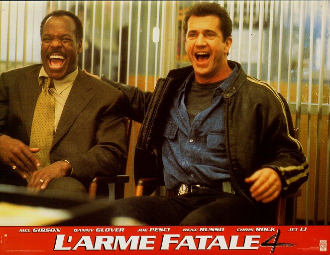 L'Arme fatale 4 - Cartes de lobby - Danny Glover, Mel Gibson