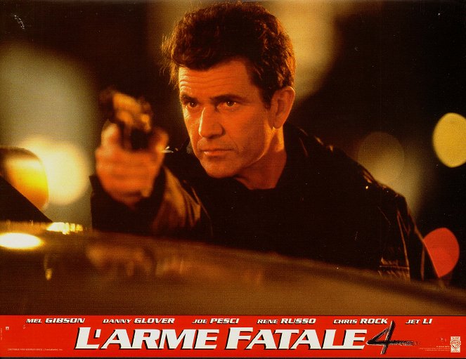 Lethal Weapon 4 – Zwei Profis räumen auf - Lobbykarten - Mel Gibson