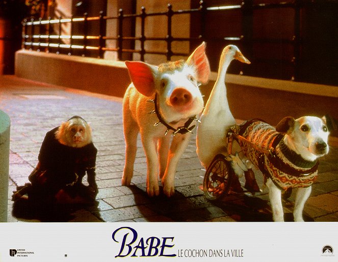 Schweinchen Babe in der großen Stadt - Lobbykarten