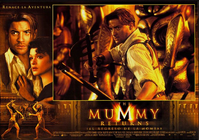 Die Mumie kehrt zurück - Lobbykarten - Brendan Fraser