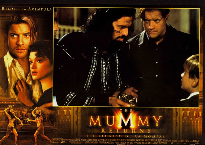 The Mummy Returns - Lobbykaarten - Oded Fehr, Brendan Fraser