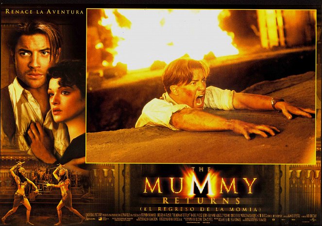 Le Retour de la momie - Cartes de lobby - Brendan Fraser