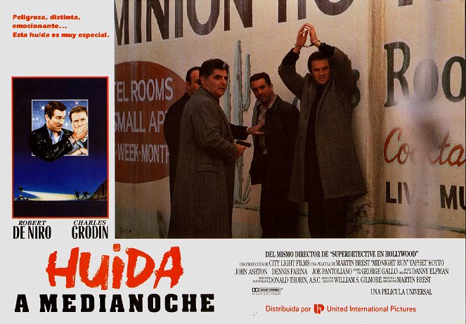 Midnight Run - Cartes de lobby - Robert De Niro, Charles Grodin