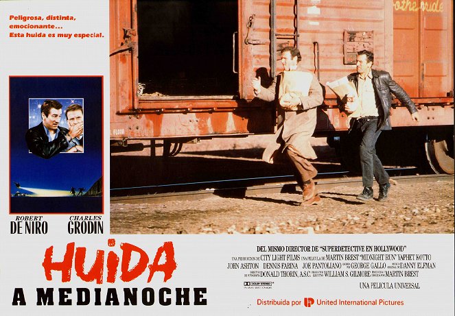 Fuga à Meia-Noite - Cartões lobby - Charles Grodin, Robert De Niro