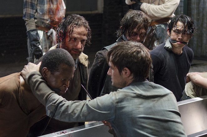 The Walking Dead - Season 5 - Sem refúgio - Do filme - Lawrence Gilliard Jr., Andrew Lincoln, Norman Reedus, Steven Yeun