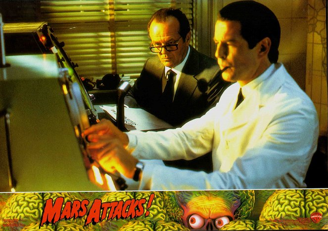 Mars Attacks! - Lobbykaarten - Jack Nicholson, Pierce Brosnan
