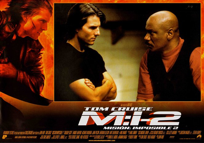 Mission Impossible 2 - Lobbykarten - Tom Cruise, Ving Rhames