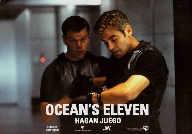 Ocean's Eleven - Façam as Vossas Apostas - Cartões lobby - Matt Damon, George Clooney
