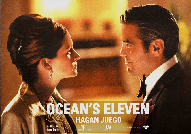 Ocean's Eleven: Ryzykowna gra - Lobby karty - Julia Roberts, George Clooney