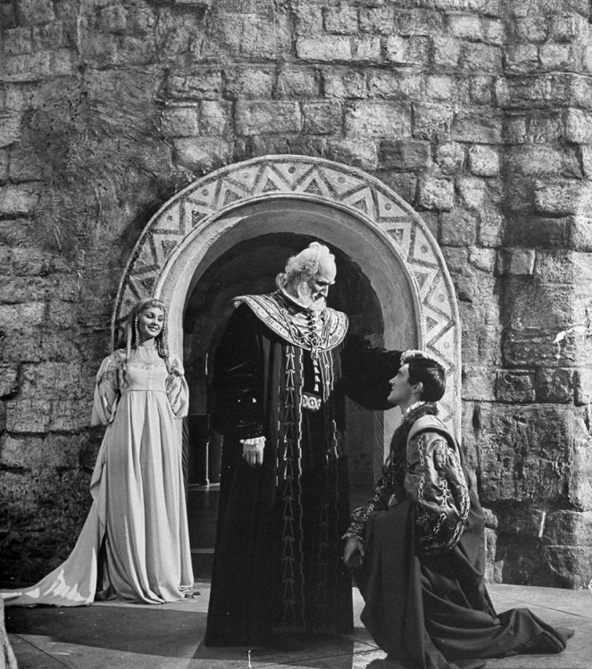 Hamlet - De la película - Jean Simmons, Felix Aylmer, Terence Morgan