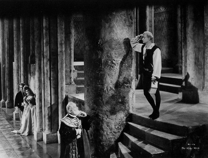 Hamlet - De la película - Basil Sydney, Eileen Herlie, Felix Aylmer, Laurence Olivier