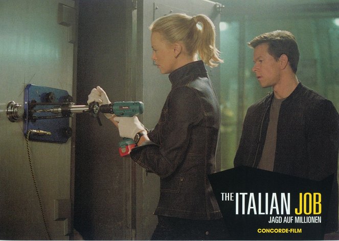 Braquage à l'italienne - Cartes de lobby - Charlize Theron, Mark Wahlberg