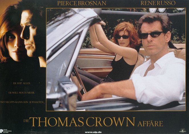 Thomas Crown - Cartes de lobby - Rene Russo, Pierce Brosnan