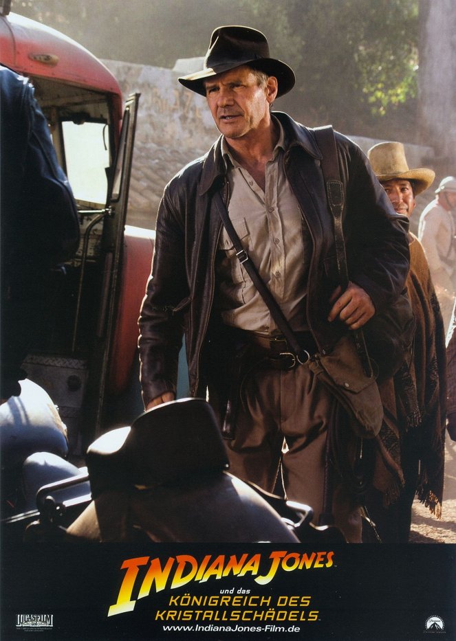 Indiana Jones and the Kingdom of the Crystal Skull - Lobbykaarten - Harrison Ford