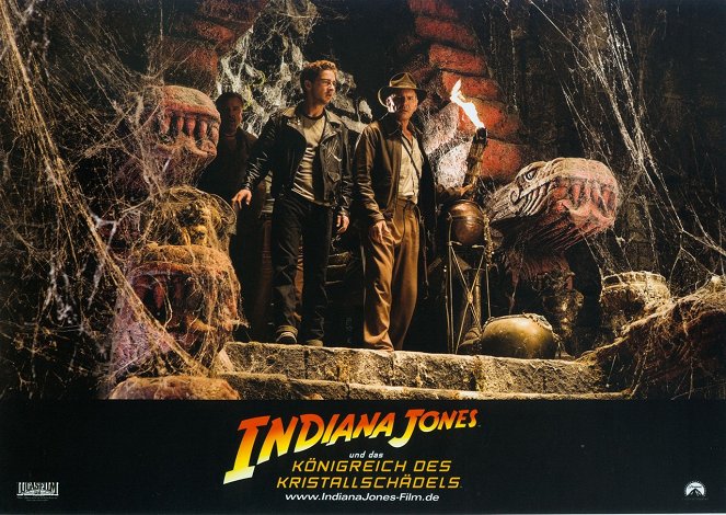 Indiana Jones et le Royaume du crâne de cristal - Cartes de lobby - Shia LaBeouf, Harrison Ford