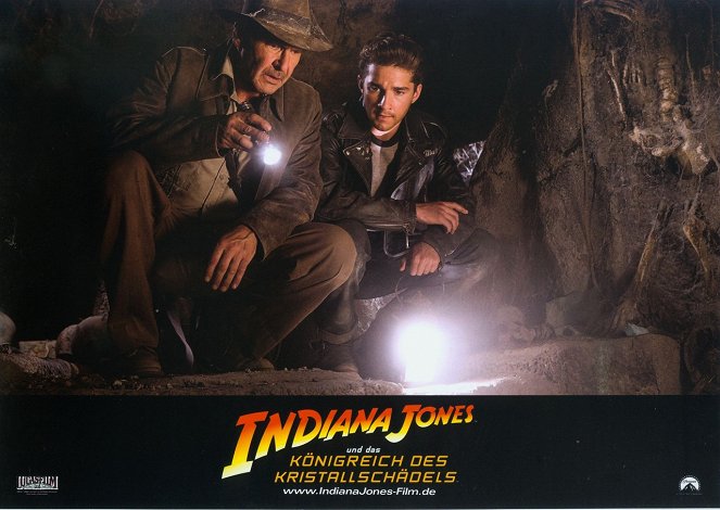 Indiana Jones i Królestwo Kryształowej Czaszki - Lobby karty - Harrison Ford, Shia LaBeouf