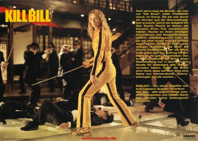 Kill Bill – Volume 1 - Lobbykarten - Uma Thurman