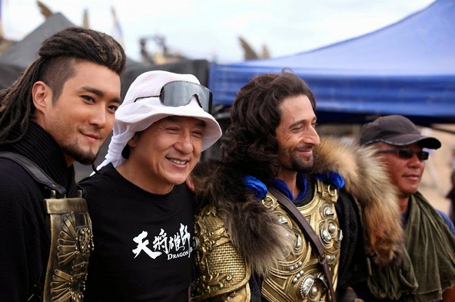 Boj o Hedvábnou stezku - Z natáčení - Siwon, Jackie Chan, Adrien Brody
