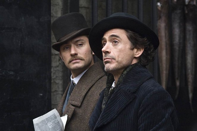 Sherlock Holmes - Filmfotók - Jude Law, Robert Downey Jr.