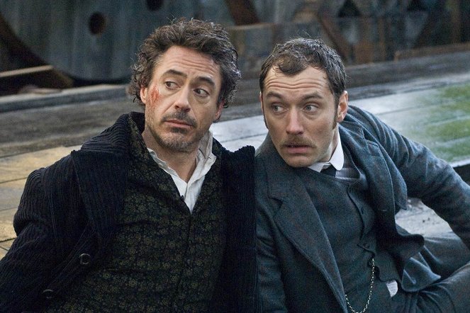 Sherlock Holmes - Filmfotók - Robert Downey Jr., Jude Law