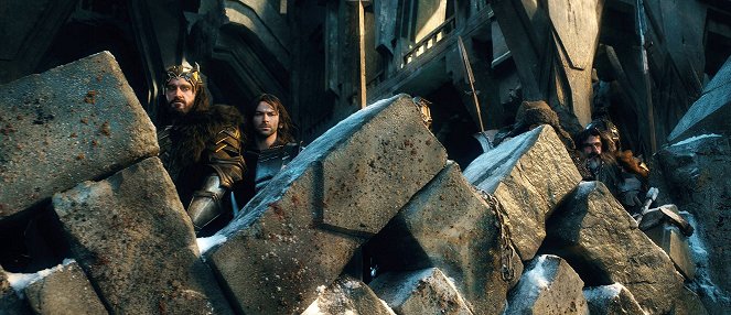 Hobbit: Bitwa pięciu armii - Z filmu - Richard Armitage, Aidan Turner, William Kircher