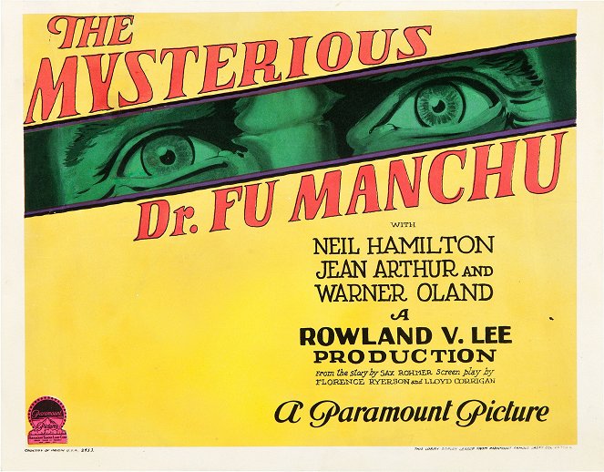 The Mysterious Dr. Fu Manchu - Vitrinfotók
