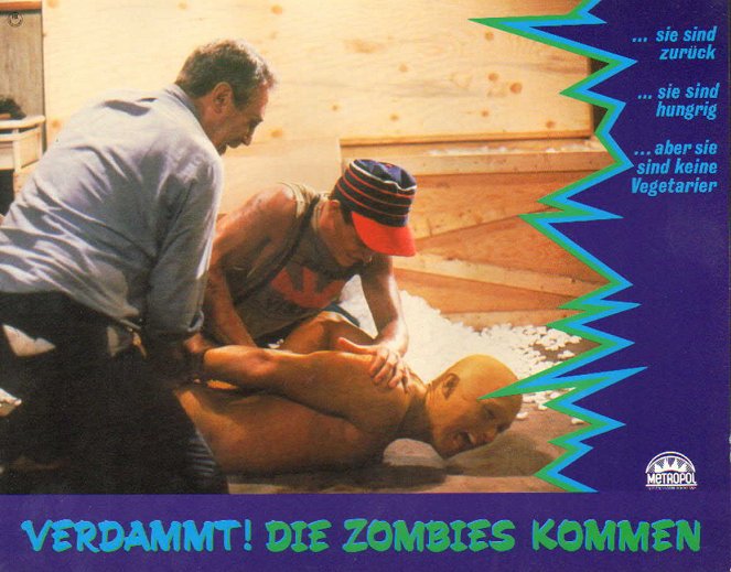 Return of the Living Dead - Verdammt, die Zombies kommen - Lobbykarten - James Karen, Thom Mathews