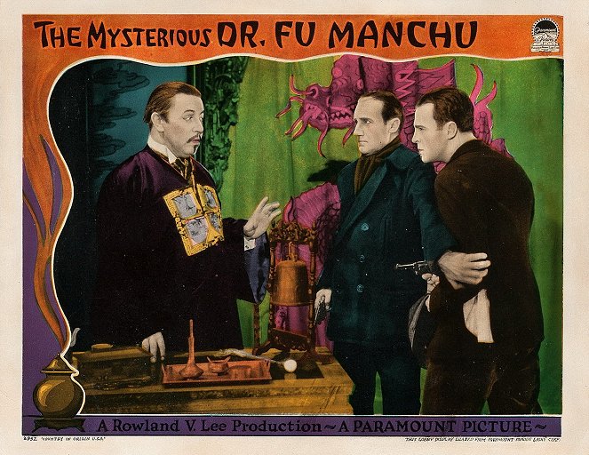 The Mysterious Dr. Fu Manchu - Lobby karty